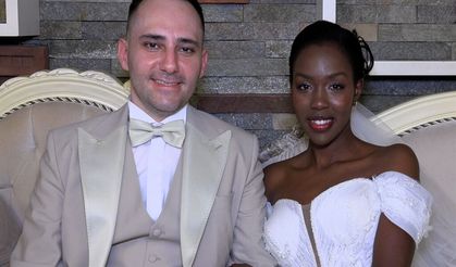 Afrika'da başlayan aşk horonla taçlandı; Trabzon'a Kenyalı gelin