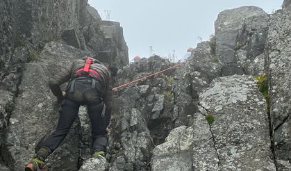 Rize'de yaylada kaybolup mahsur kalan Avusturyalı turisti ekipler kurtardı