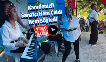 Yasemin Yıldız İkizdere’de Hem Çaldı Hem Söyledi