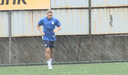 Taylan Antalyalı, Çaykur Rizespor’da antrenmana çıktı