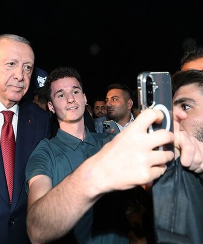 Cumhurbaşkanı Erdoğan, Samsun'da gençlerle buluştu