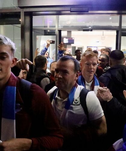 Drogheda United kafilesi, Trabzon'a geldi