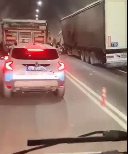 Artvin'de tünelde zincirleme kaza; 1 ölü, 2 yaralı