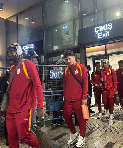 Galatasaray kafilesi Trabzon'da