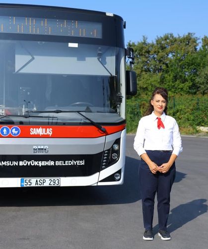 Samsun'da ulaşım kadınlara emanet