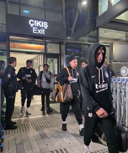 Beşiktaş kafilesi Trabzon'a geldi