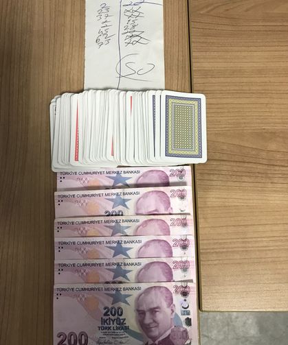 Kumar oynayan 6 kişiye toplam 69 bin lira ceza