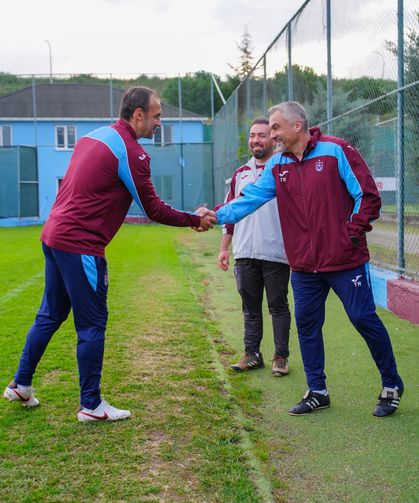 Trabzonspor Teknik Direktörü Thomas Reis'ten U19 takımına ziyaret