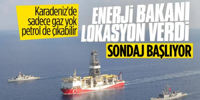 Bakan Dönmez petrol için yine Çayeli açıklarını işaret etti!