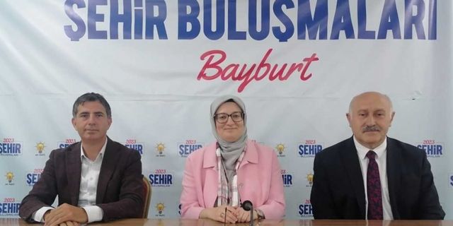 AK Parti Genel Başkan Yardımcısı Belgin Uygur, Bayburt'ta konuştu: