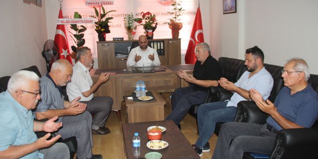 AK Parti Havza İlçe Başkanlığından MHP'ye ziyaret
