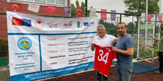 Yerel Eylem Grubu'ndan Salıpazarı Belediyespor'a destek