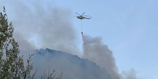 GÜNCELLEME - Karabük'te çıkan orman yangınına müdahale ediliyor