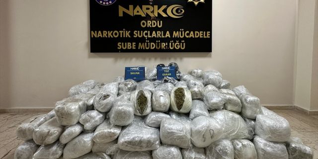 Ordu'da uyuşturucu operasyonunda yakalanan 9 şüpheli adliyede
