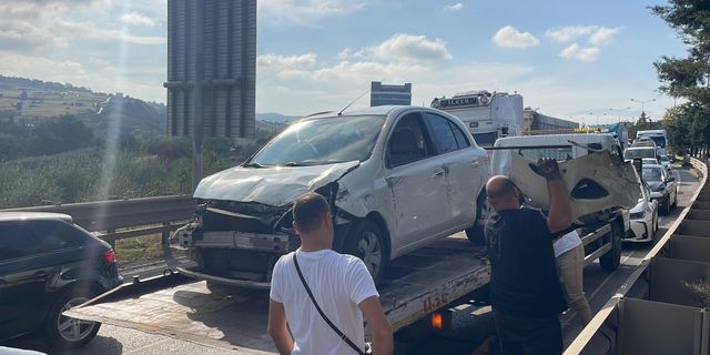 Samsun'da iki otomobilin çarpıştığı kazada bir kişi yaralandı