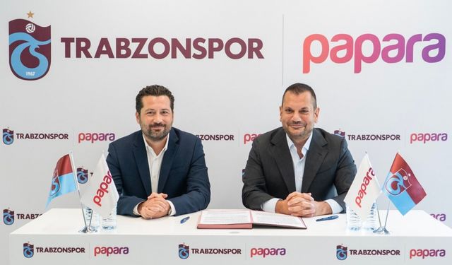 Trabzonspor, reklam ve sponsorluk için Papara Elektronik Para ile anlaştı