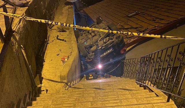 Zonguldak'ta silahlı saldırıdan kaçarken otomobiliyle kaza yapan kişi yaralandı