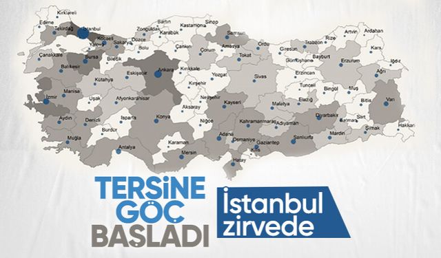 Tersine göç başladı... İstanbul zirvede!
