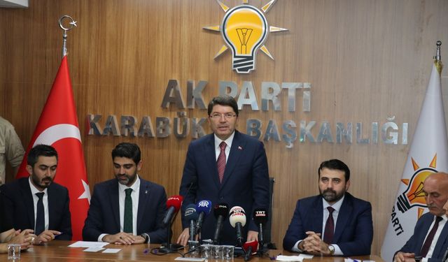 Adalet Bakanı Tunç, AK Parti Karabük İl Başkanlığında konuştu: