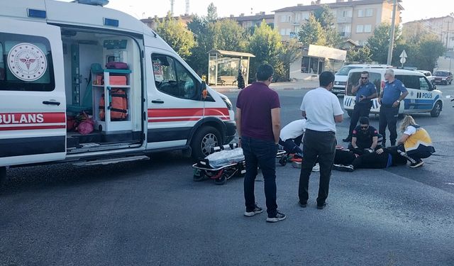 Karabük'te devrilen motosikletteki 2 kişi yaralandı