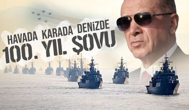 Havada, karada, denizde 100. yıl kutlamaları!
