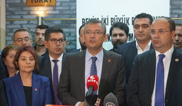 CHP Genel Başkan adayı Özgür Özel, Tokat'ta konuştu: