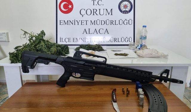 Çorum'da uyuşturucu ticareti iddiasıyla 6 şüpheli yakalandı