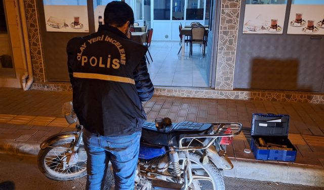 Samsun'da şasi numarası silinmiş motosiklet bulundu