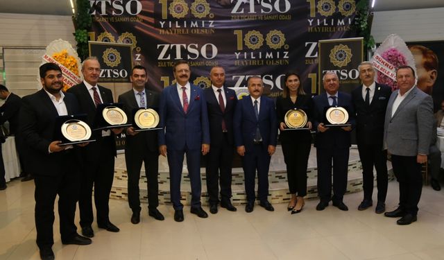TOBB Başkanı Hisarcıklıoğlu, Zile TSO'nun 100. kuruluş yıl dönümü etkinliğine katıldı