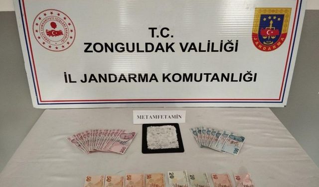 Zonguldak'ta uyuşturucuyla yakalanan zanlı tutuklandı