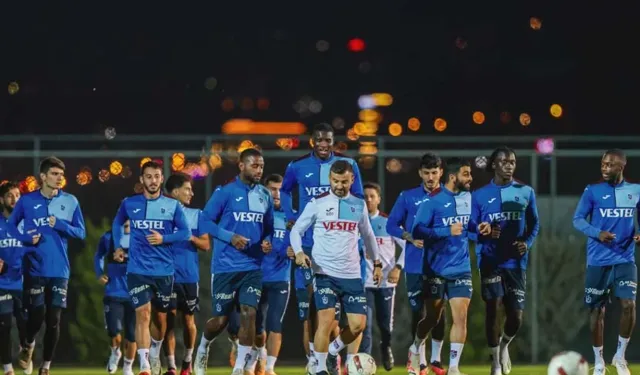 Trabzonspor, Alanyaspor maçının hazırlıklarını tamamladı