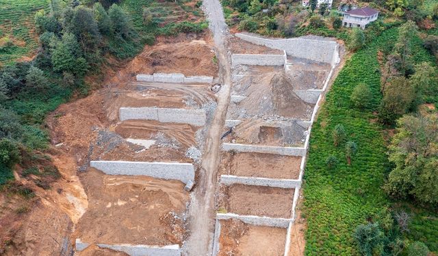 Rize'de 2 bin yeni mezar yeri için çalışma başlatıldı