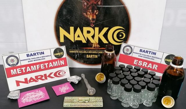 Bartın'da uyuşturucu sattığı öne sürülen zanlı tutuklandı