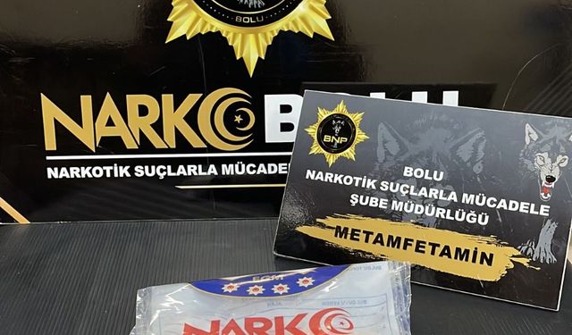 Bolu'da uyuşturucuyla yakalanan zanlı tutuklandı