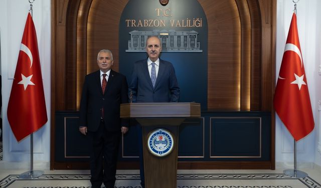 TBMM Başkanı Kurtulmuş, Trabzon Valiliğini ziyaret etti
