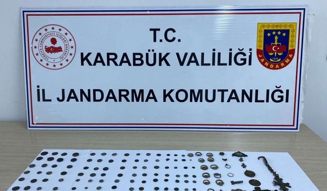 Karabük'te tarihi eser operasyonlarında 9 şüpheli yakalandı