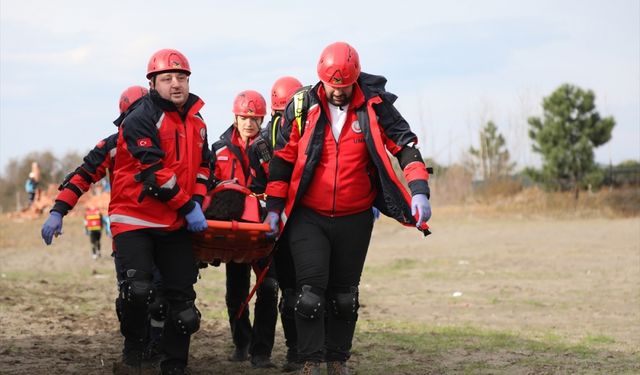 Samsun'da UMKE bölge tatbikatı yapıldı