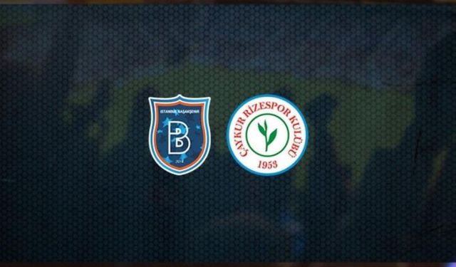 Başakşehir – Çaykur Rizespor maçı canlı anlatım