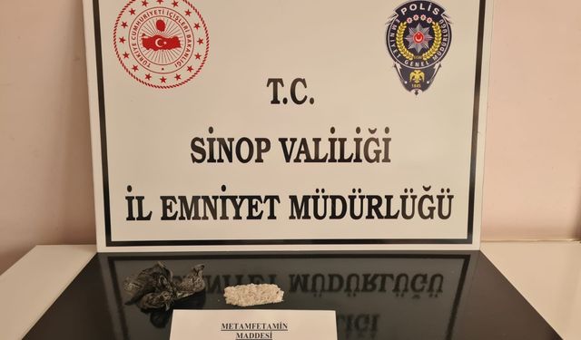 Sinop'ta uyuşturucu operasyonunda 1 zanlı yakalandı