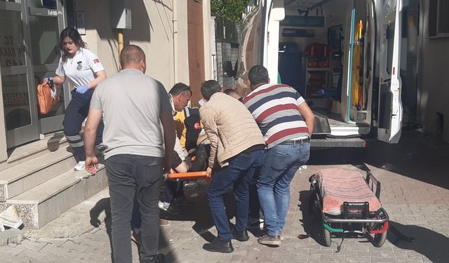Bolu'da klima takarken ikinci kattan düşen kişi yaralandı