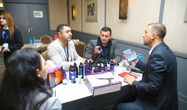 Çorum Genç İş İnsanları Derneği üyeleri, Azerbaycan'da iş insanlarıyla bir araya geldi