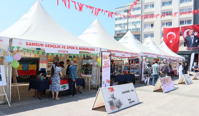 Samsun'da "19 Mayıs" dolayısıyla Misafir Öğrenciler Kültür Buluşması düzenlendi