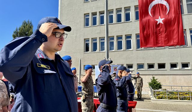 Sinop'ta engelliler bir günlük temsili askerlik yaptı