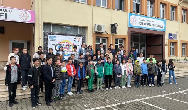 Trabzon'da Ulusal Antalya Matematik Olimpiyatı sınavları yapıldı