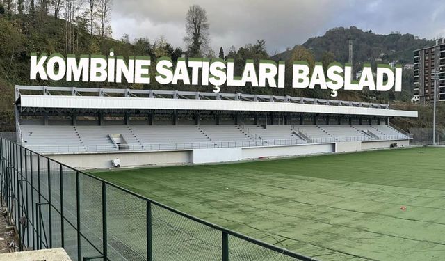 Çayelispor kombineleri satışa çıktı