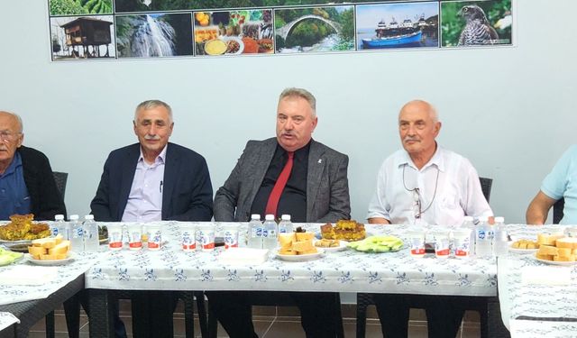 Ak Parti Rize İl Başkanı Katmer Çayeli’nde köy ziyareti yaptı