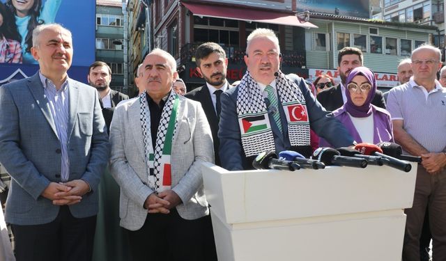 Ak Parti Rize İl Başkanı Katmer: “Filistin, sadece bir coğrafi bölge ya da bir halkın mücadelesi değildir”