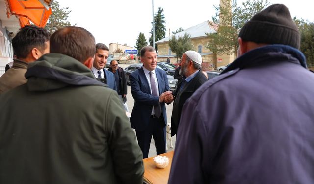 Bayburt Valisi Mustafa Eldivan, Aydıntepe Esnafını Ziyaret Etti