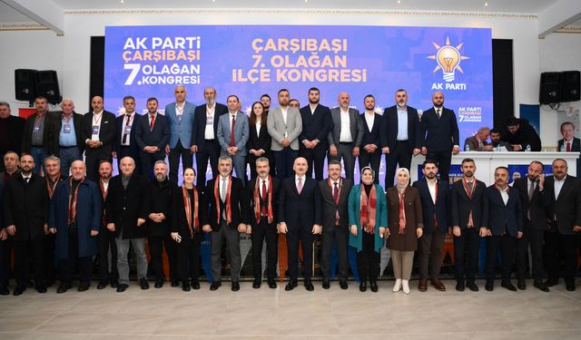 AK Parti'nin Şalpazarı ve Çarşıbaşı ilçe kongreleri yapıldı