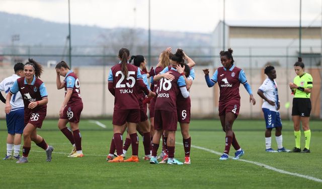 Kadın Futbol Süper Ligi: Trabzonspor: 1 - Hakkarigücü: 1